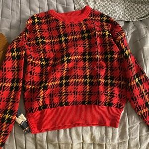 Urban outfitters plaid sweater
